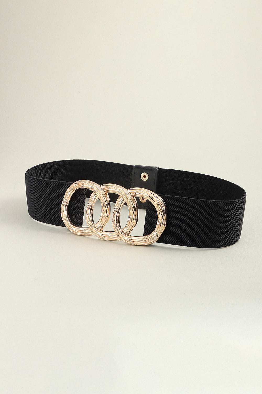 Zinc Alloy Buckle Elastic Wide Belt - ClozArt