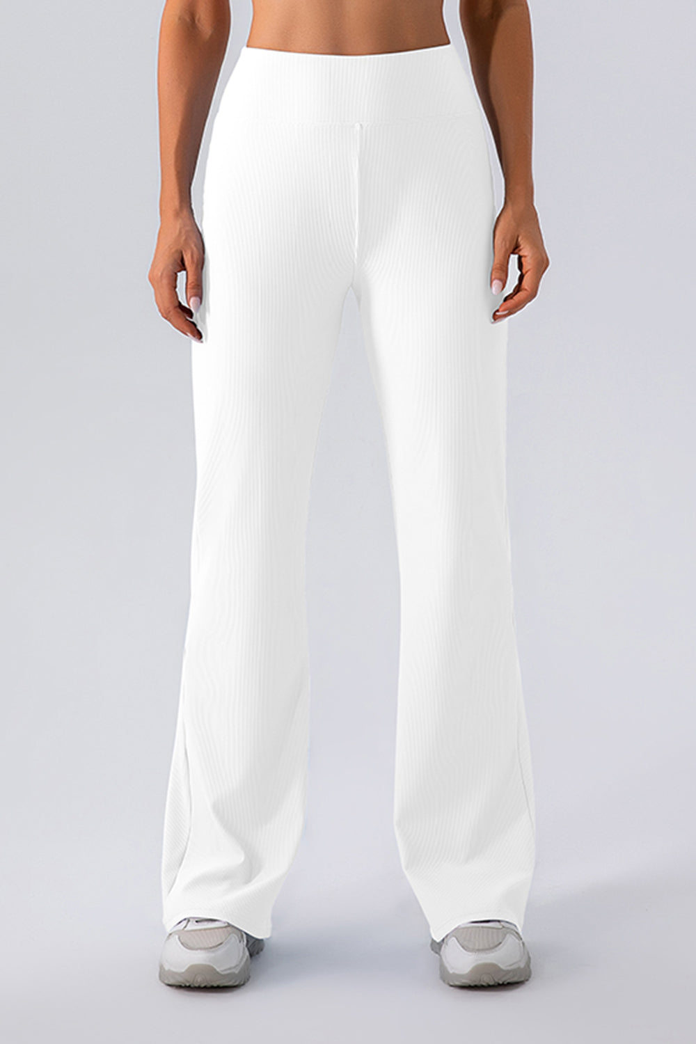 High Waist Straight Active Pants - ClozArt