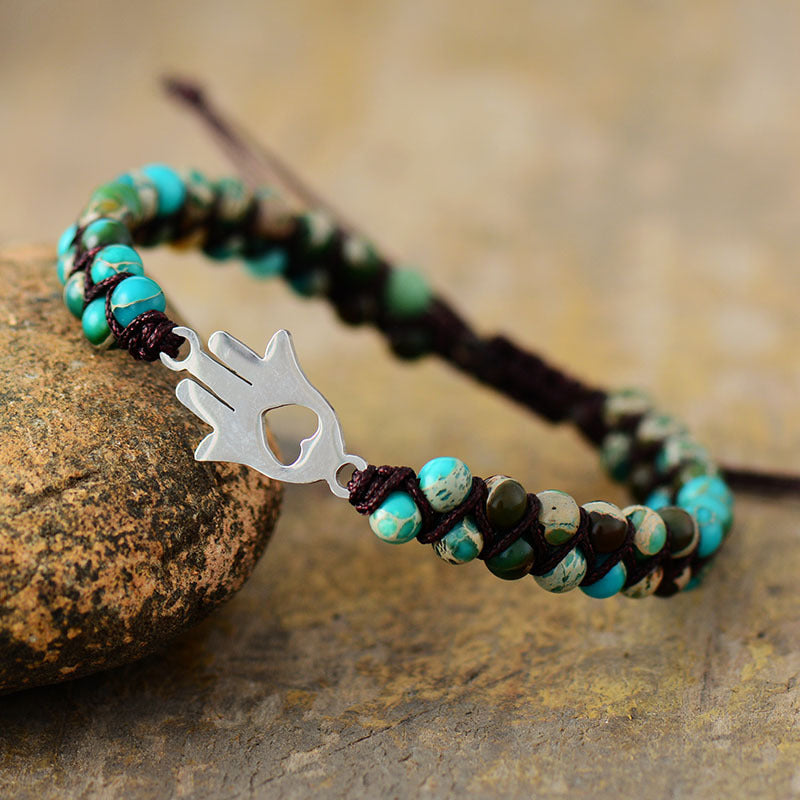 Turquoise Beaded Bracelet - ClozArt