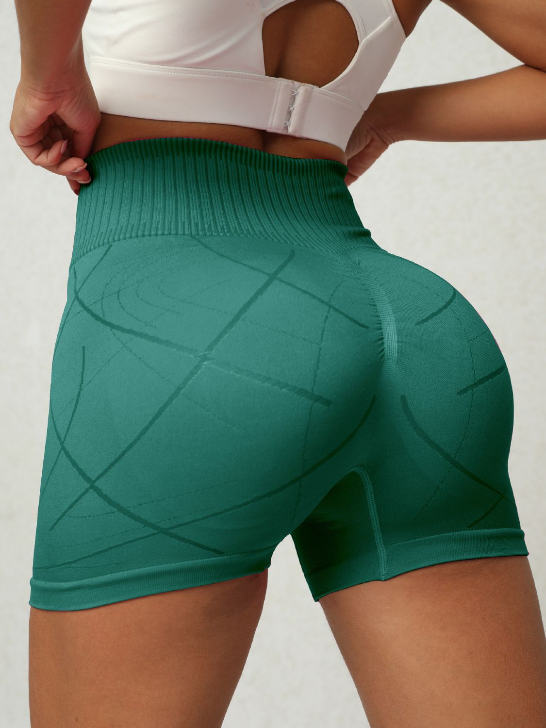 High Waist Active Shorts - ClozArt