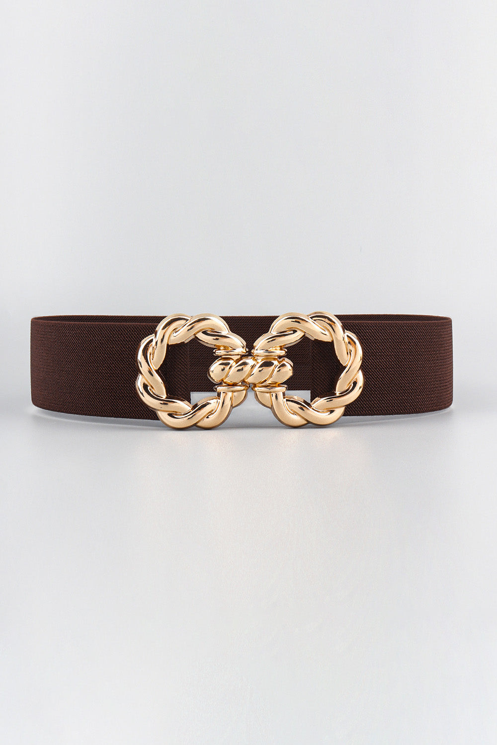 Zinc Alloy Buckle Elastic Belt - ClozArt