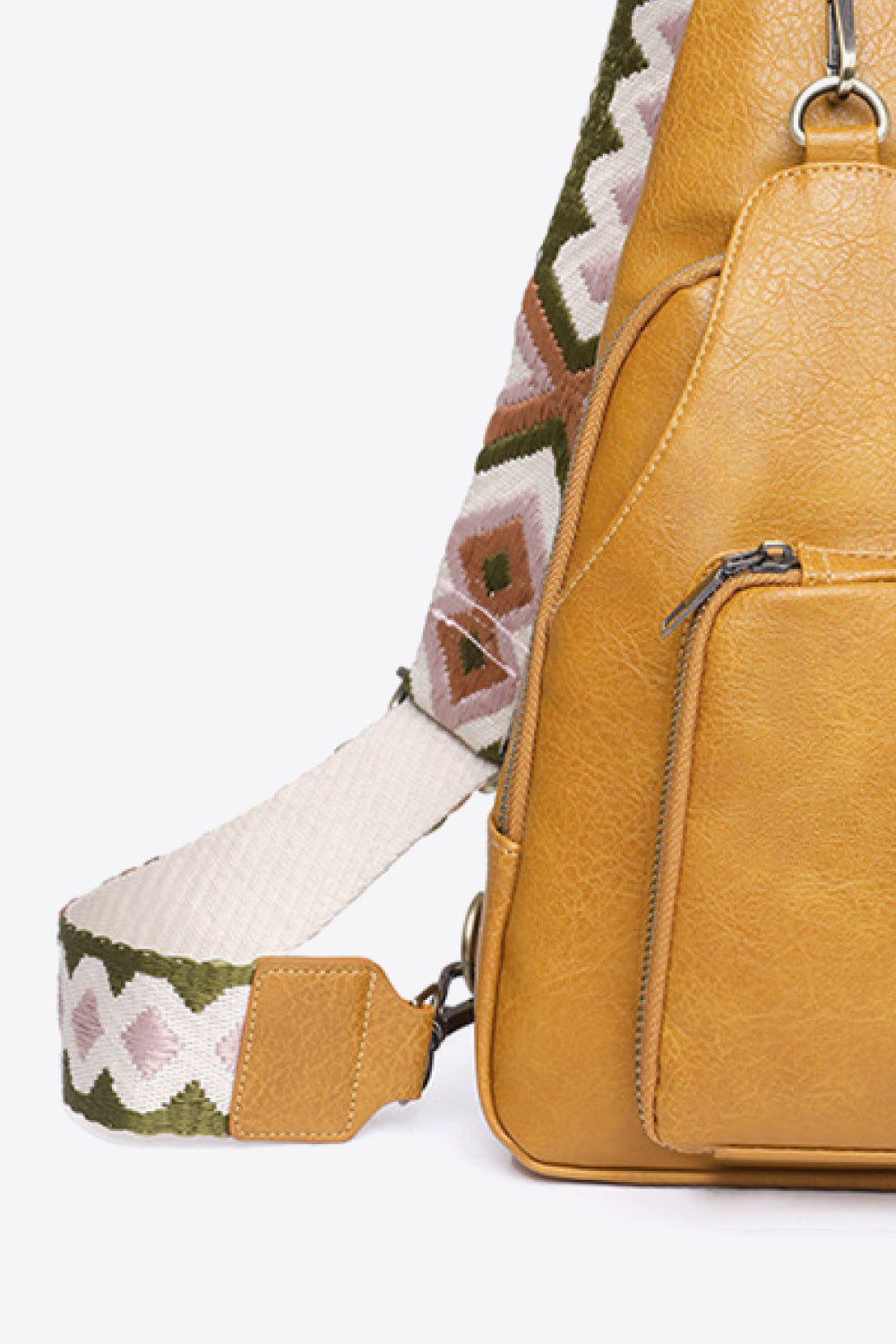 Adored Take A Trip PU Leather Sling Bag - ClozArt