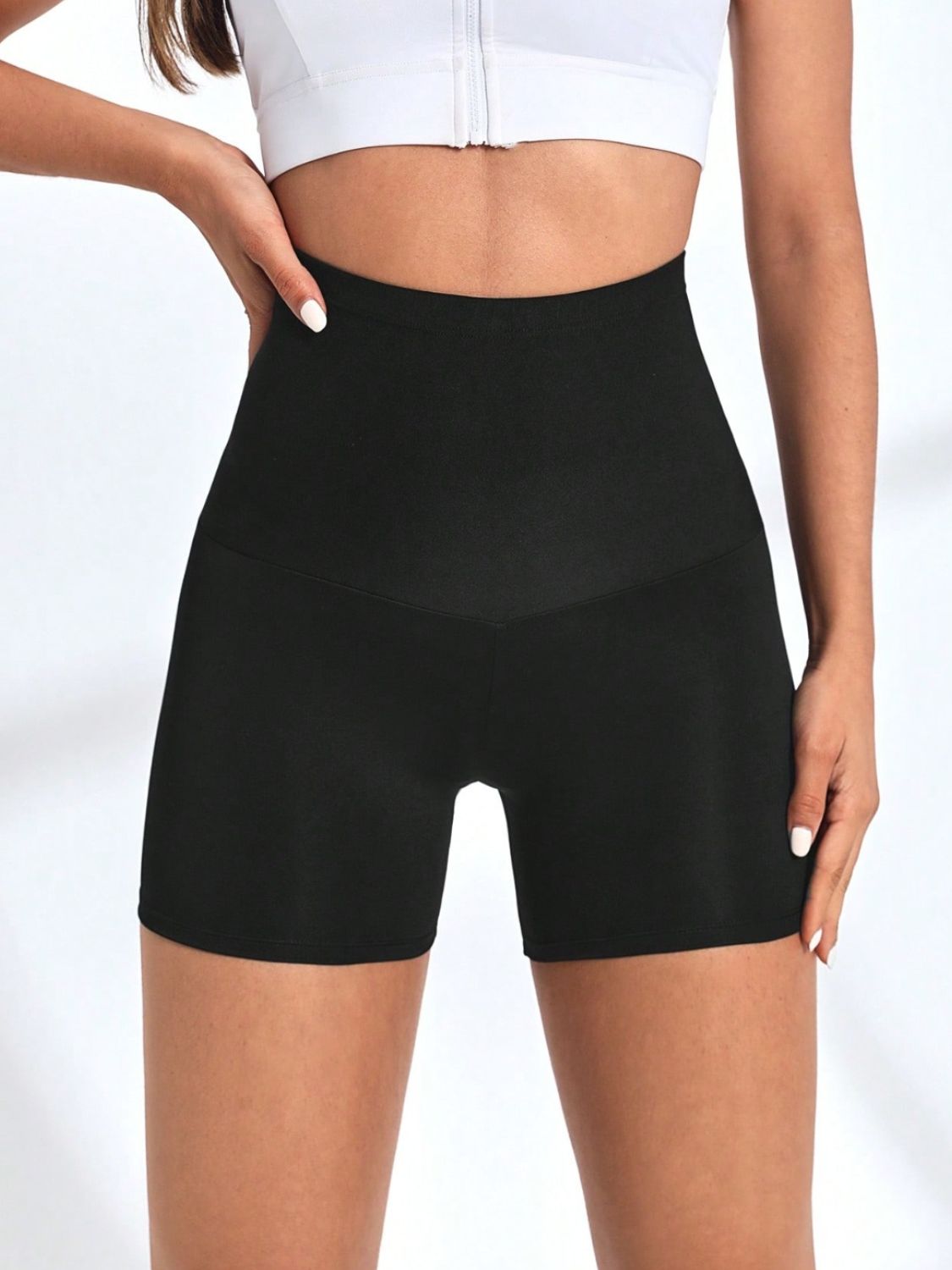 High Waist Active Shorts - ClozArt