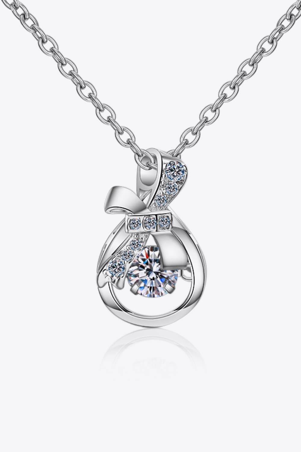 Moissanite 925 Sterling Silver Necklace - ClozArt