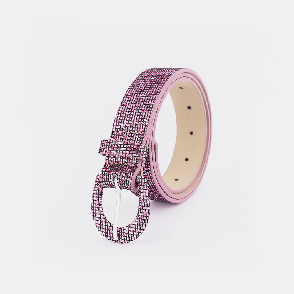 Sequin PU Leather Belt - ClozArt