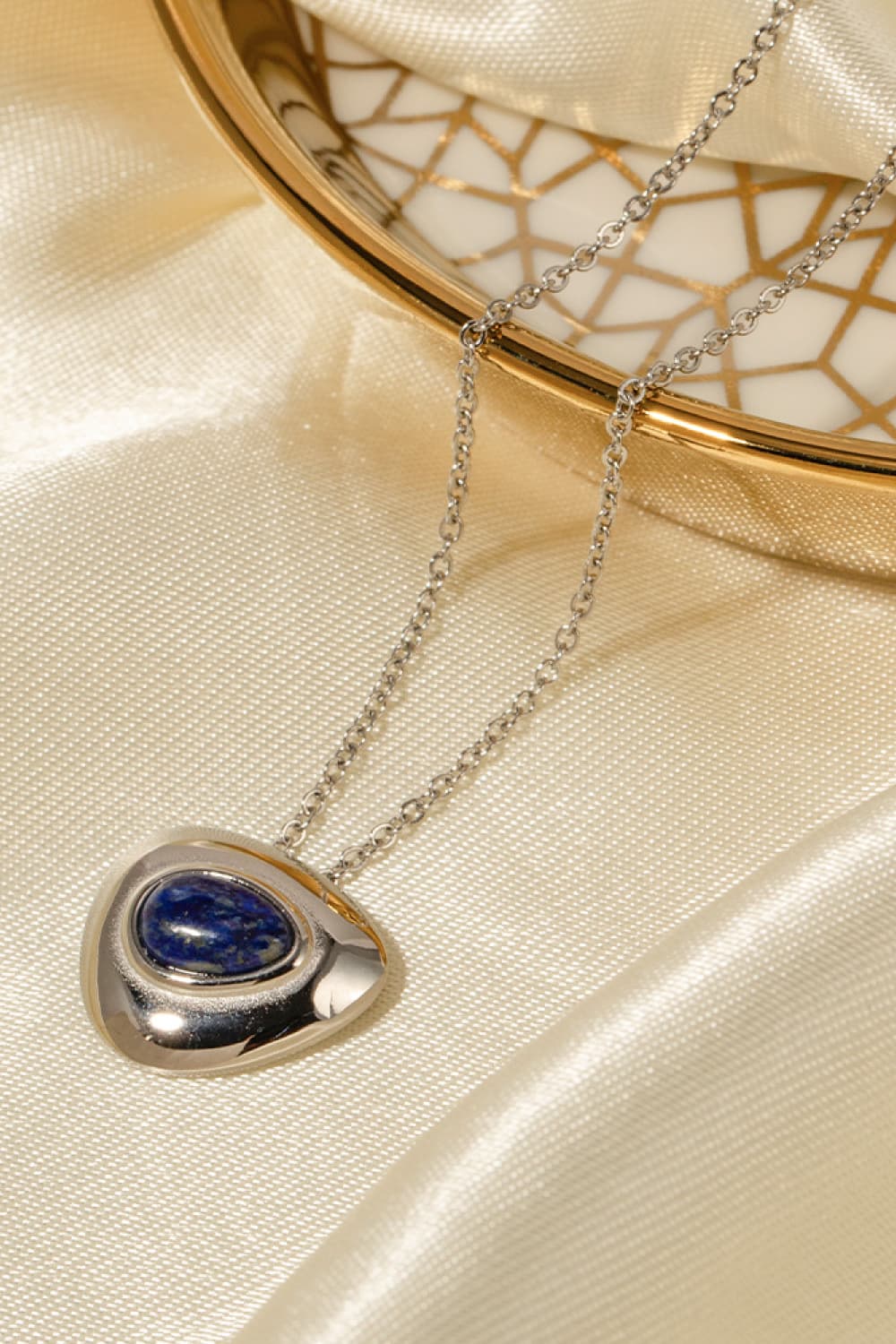 Lapis Lazuli Pendant Necklace - ClozArt