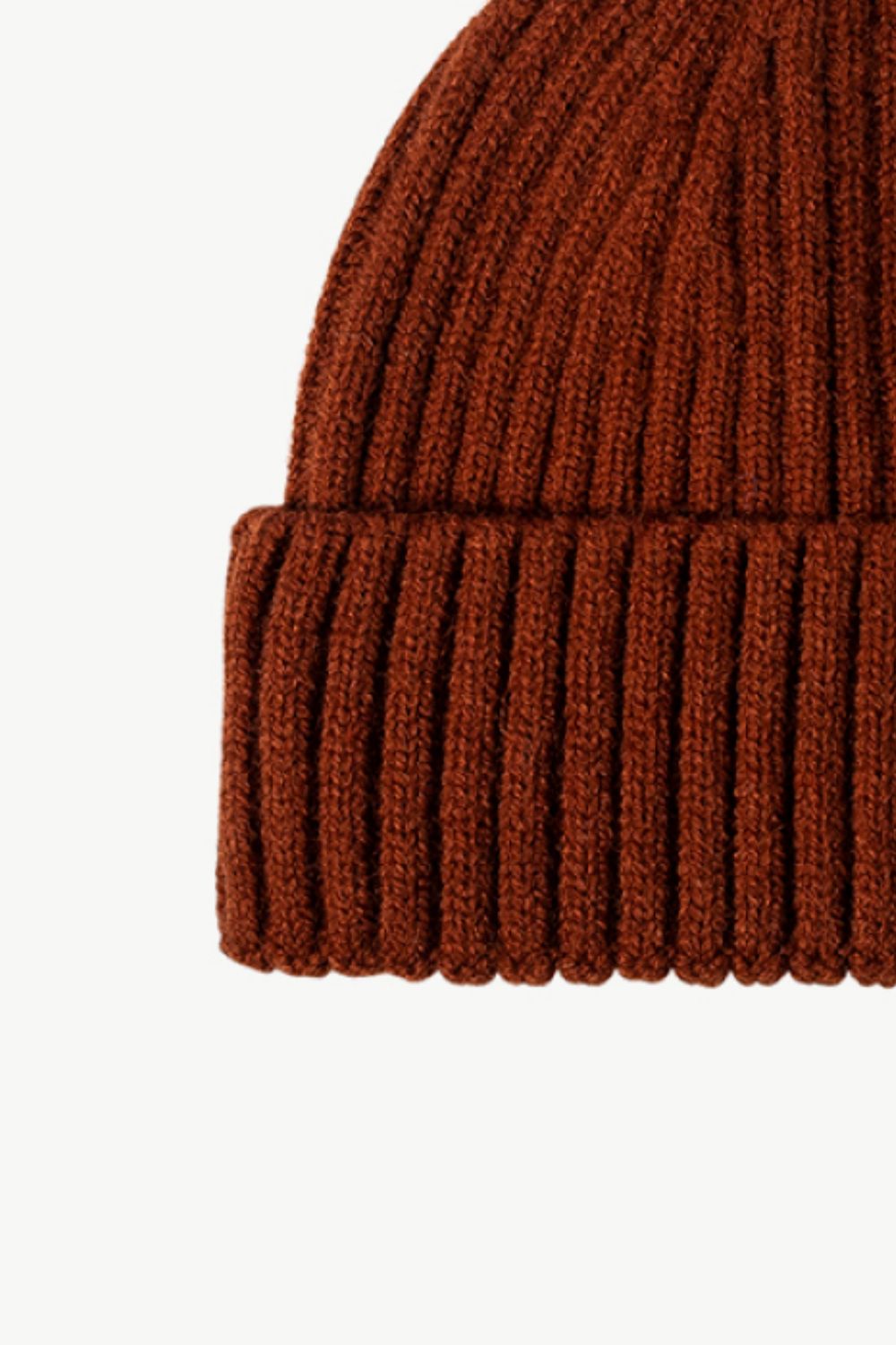 Rib-Knit Cuff Beanie - ClozArt