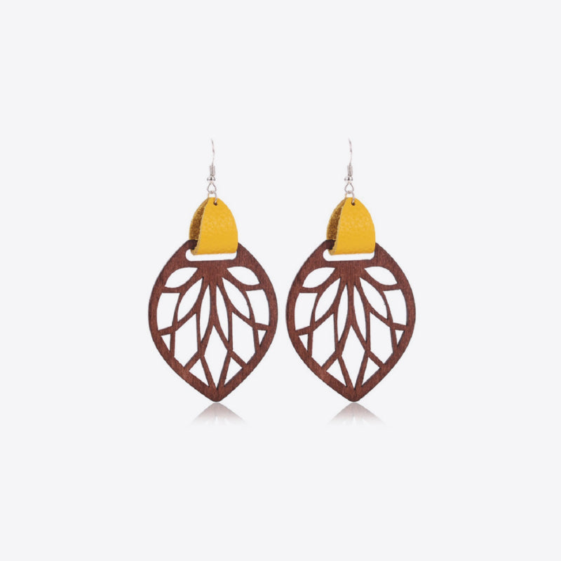 Leaf Drop Earrings - ClozArt