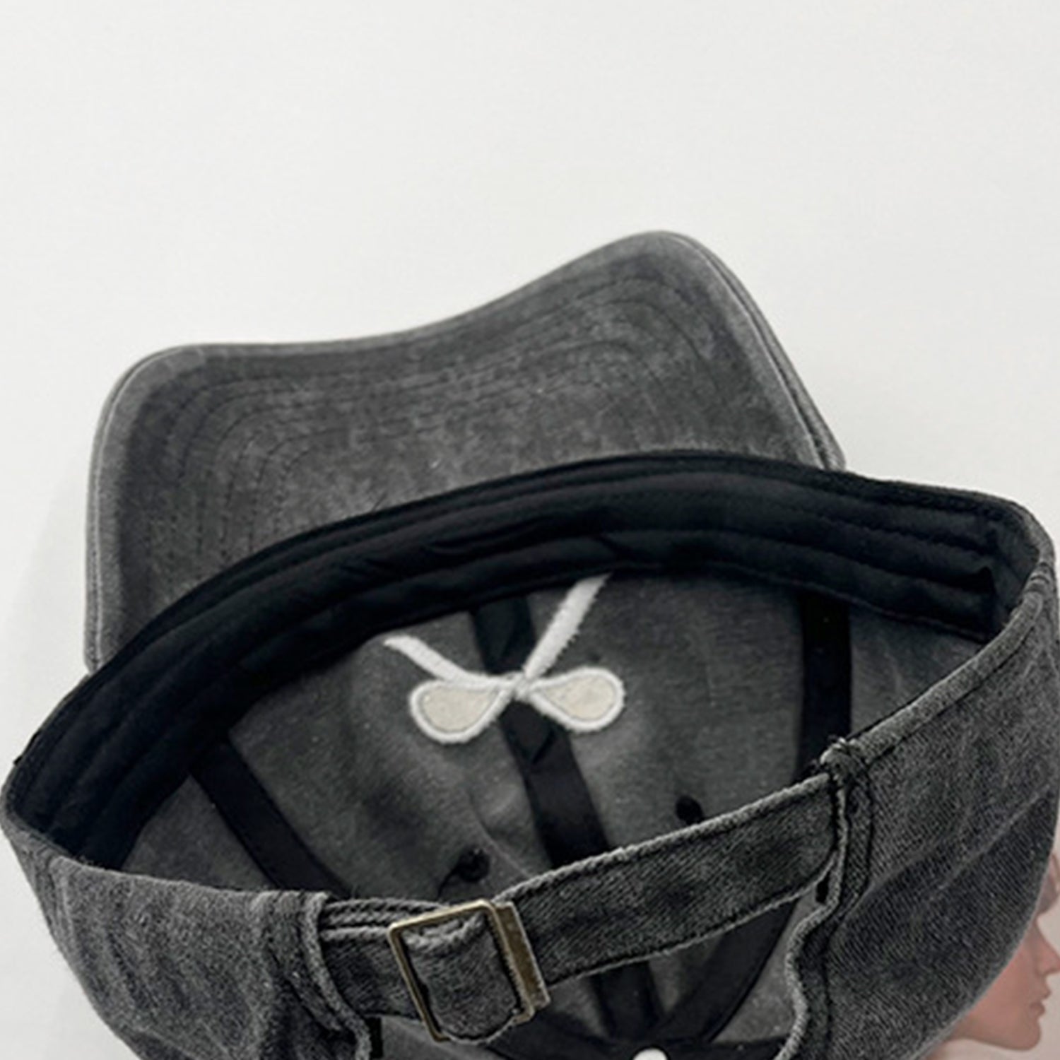 Bow Embroidered Adjustable Cap - ClozArt