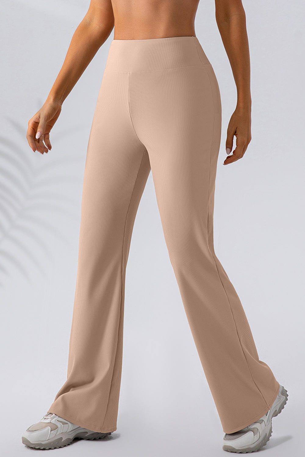 High Waist Straight Active Pants - ClozArt