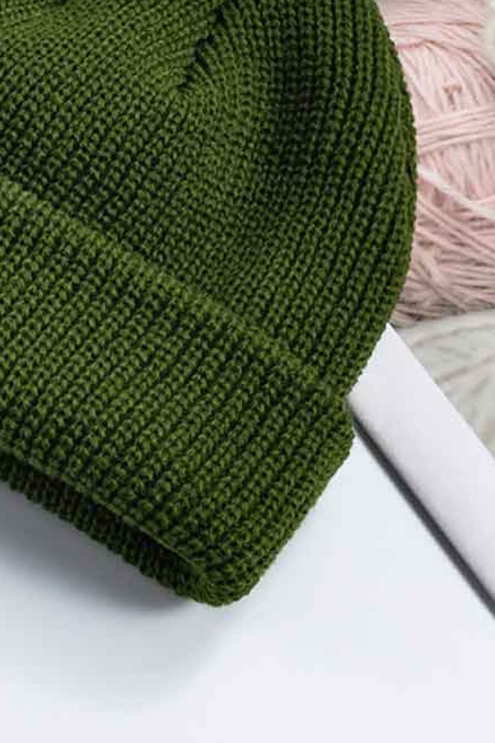 Cozy Rib-Knit Cuff Beanie - ClozArt